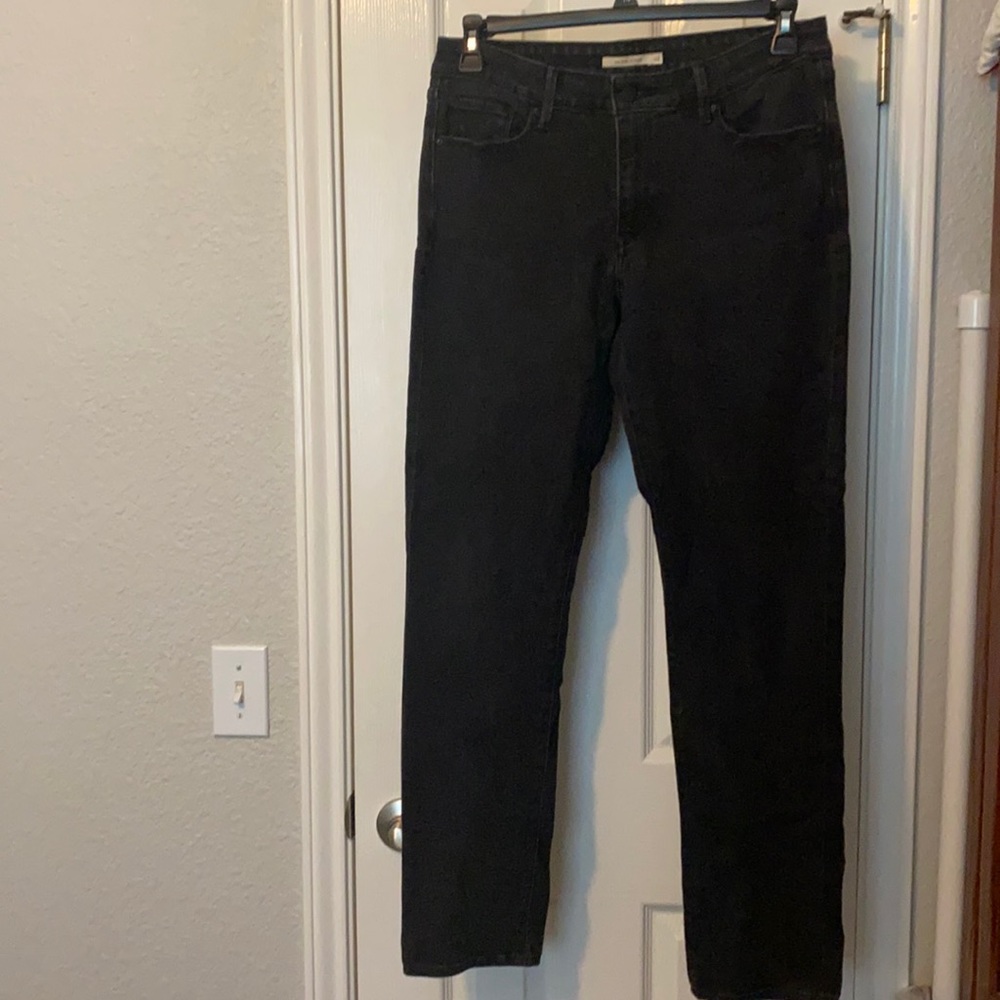 Levi’s Black Mid-Rise Skinny Jean Sz 12